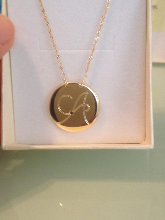 ENGRAVED PENDANT
